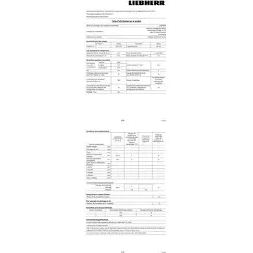 Réfrigérateur combiné	LIEBHERR	CBNsdc765i BioFresh